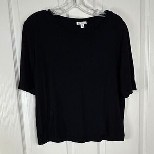 Gap Designed & Crafted Black‎ Pocket T-Shirt Womens Extra Small Short Sleeve